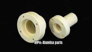 Peças de cerâmica de alumina