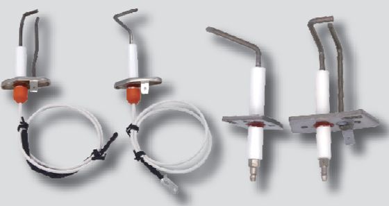 Peças cerâmicas para queimador de combustão mista