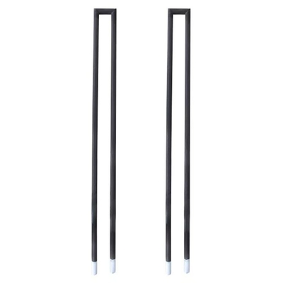 Elementos de aquecimento SiC em forma de U para ambientes de calor extremo Temperatura 600C-1400C