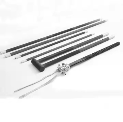 Elementos de aquecimento de alta temperatura de carburo de silício Rod SiC aquecedor para muffle de laboratório ou forno de tubo