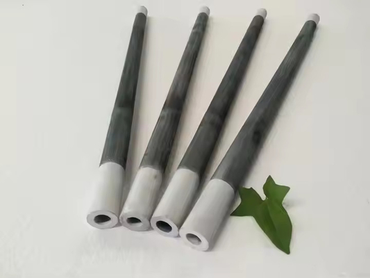 Carbono de silício Sic Elementos de aquecimento Ed Tipo Industrial Resistente ao nitrogénio Rodos de elementos de aquecimento de carbono de silício Sic