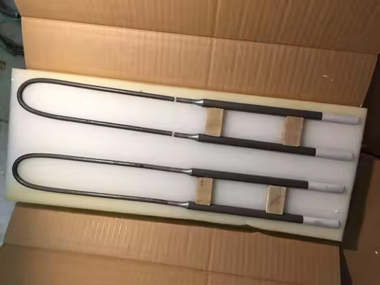 1800 graus de silicone molibdênio hastes MoSi2 elemento de aquecimento para forno de muffle