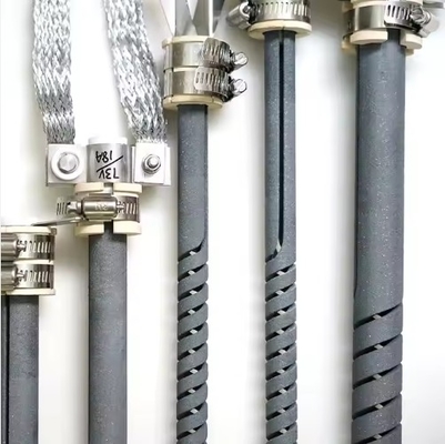 1625°C Elemento de aquecimento de dupla espiral SGR tipo Sic para vários fornos