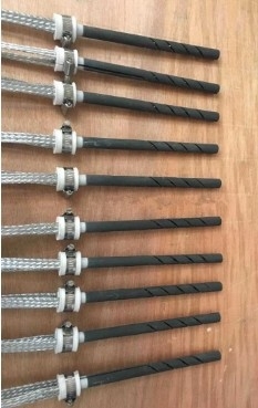 Elementos de aquecimento cerâmicos elétricos Sic Sic aquecedor para fornos de vidro