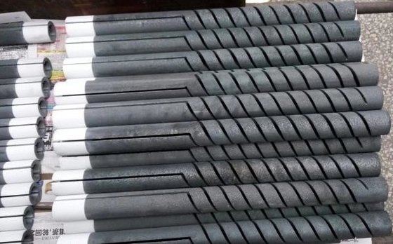 1400°C 1500°C 1600°C Resistência elétrica de alta temperatura duplo espiral tipo carburo de silício sic aquecedor