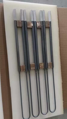 Molibdênio Disilicato Elementos de aquecimento elétricos retos U W Tipo Mosi2 aquecedor Para fornos