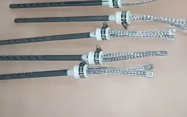 1625°C Elemento de aquecimento de dupla espiral SGR tipo Sic para vários fornos
