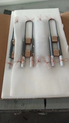 W U Tipo 1800°C MoSI2 Elementos de aquecimento Aéreo aquecimento Aquecedor de silicone e molibdênio