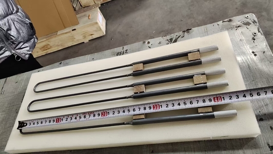 W U Tipo 1800°C MoSI2 Elementos de aquecimento Aéreo aquecimento Aquecedor de silicone e molibdênio