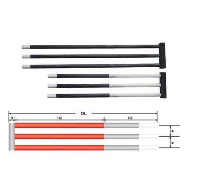 Elementos de aquecimento semicondutores de alta temperatura Tipo W Sic
