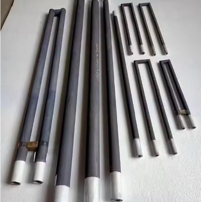 Novo aquecedor de água de tubo elétrico de 1400 ° C SiC Tipo U Dia20mm Elementos de aquecimento