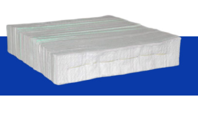 Bloco de folheado cerâmico industrial com baixa condutividade térmica e baixo armazenamento de calor