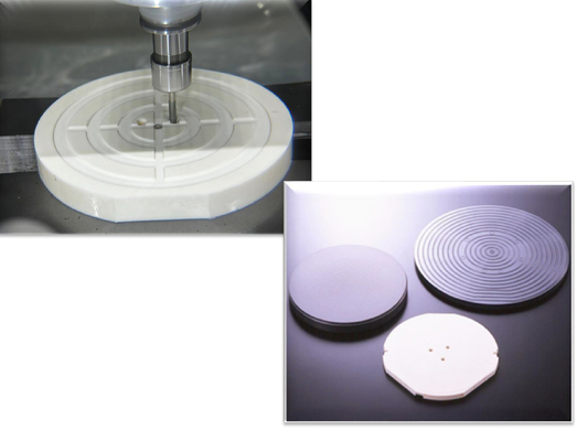 Peças cerâmicas de precisão Wafer Chuck semicondutor
