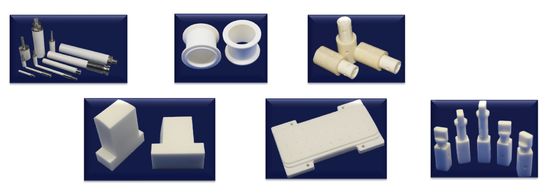 Peças de Cerâmica de Precisão para Aplicações Industriais