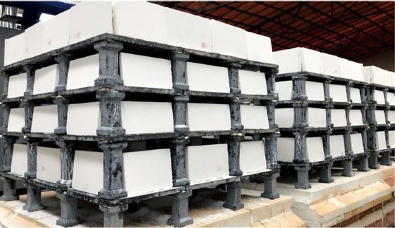 Peças de Cerâmica de Corindo de Alta Pureza para Fornos Industriais