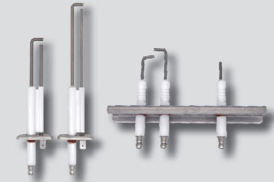 Peças cerâmicas para queimador de combustão mista
