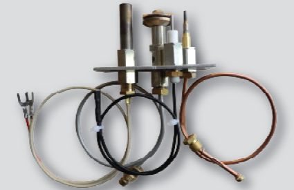 Componentes cerâmicos para fogo eterno