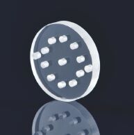 Cerâmica quebradiça transparente com alta quebradice e baixa expansão térmica para aplicações em semicondutores