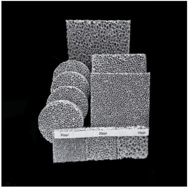 A fundição do carboneto de silicone espuma filtro cerâmico para o ferro fundido e ligas não ferrosas