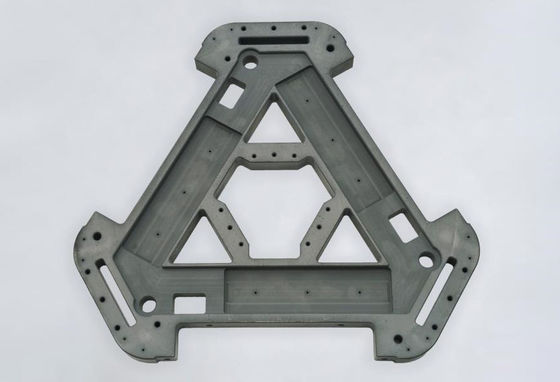 Componentes do carboneto de silicone da elevada precisão para processos do semicondutor e o equipamento ótico da maquinaria