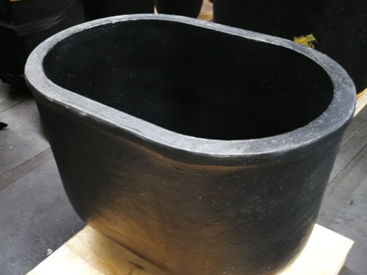CADINHO EM FORMA DE U DA GRAFITE DO CARBONETO DE SILICONE (CADINHO ELÍPTICO)