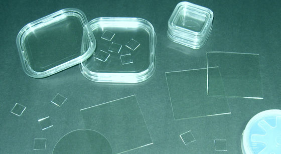 Bolacha do vidro que inclui o vidro de cal BK7 da soda dos Pyrex 7740 de Borofloat da bolacha de quartzo do silicone fundido