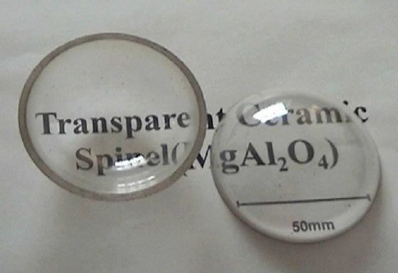 Cerâmica transparente &amp; translúcida Alon Yag Spinel Alpha Alumina