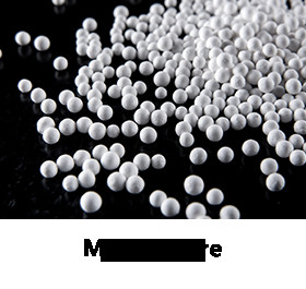 Diâmetro 4mm de Raschig Ring Alumina Catalyst Carrier CAS 21645-51-2