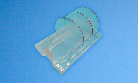Único cristal LaAlO3 ótico 3 de boa polegadas harmonização de estrutura