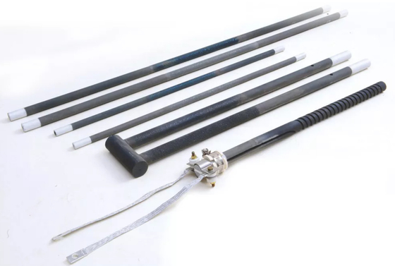 Carboneto de silicone Heater For Float Glass Melting da resistência, derretimento não-ferroso