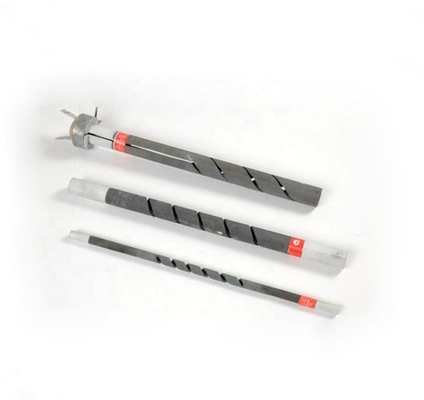 Elementos de aquecimento de alta temperatura do carboneto de silicone, o calefator barra do carboneto de silicone 1400C