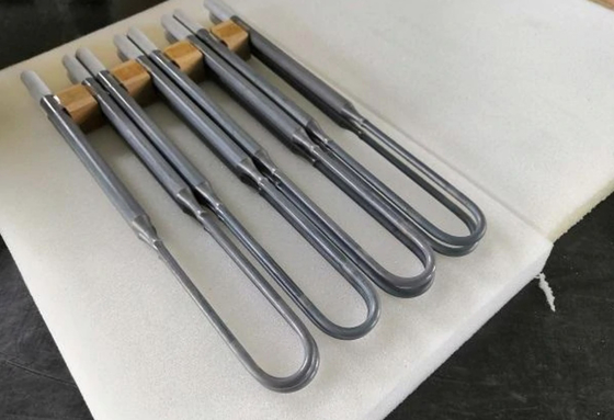 sic elemento de aquecimento 1850C do Disilicide do molibdênio dos calefatores do carboneto de silicone 1600C