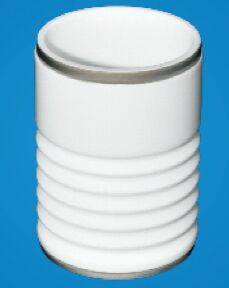 Anel cerâmico metalizado personalizado com resistência à tração > 20.000 psi e taxa de vazamento de hélio < 10-9 cc/s